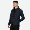 Soft Shell Jacket, Reusable, Men, Navy Blue, Polyester, XL thumbnail-3