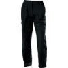 Action Trousers, Women, Black, Poly-Cotton, Waist 32", Long, Size 14 thumbnail-0