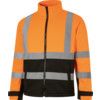 Soft Shell Jacket, Orange/Black, Polyester, L thumbnail-0