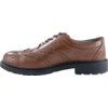 Brogue Safety Shoes, Brown, Size 11, Composite Toe Cap, S3 SRC thumbnail-2