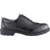 Brogue Safety Shoes, Black, Size 11, Composite Toe Cap, S3 SRC thumbnail-1