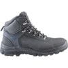 Unisex Safety Boots Size 9, Black, Leather thumbnail-1