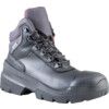 Quatro Plus, Unisex Safety Boots Size 10, Black, Leather, Water Resistant, Steel Toe Cap thumbnail-0