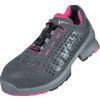 Safety Trainers, Women, Grey/Pink, Wide Fitting, Suede Upper, Composite Toe Cap, S1, ESD, Size 6 thumbnail-0