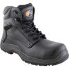 Bison, Unisex Safety Boots Size 4, Brown, Leather, Composite Toe Cap thumbnail-0