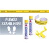Yellow Stencil Kit, Please Stand Here thumbnail-0