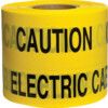 Caution Electric Cable Non-Adhesive Tape 150mm x 365m thumbnail-0