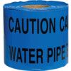 Caution Water Pipe Non-Adhesive Tape 150mm x 365m thumbnail-0