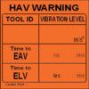 Amber Hav Self Write EAV & ELV Adhesive Labels 51mm x 27mm thumbnail-0