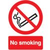 No Smoking Rigid PVC Sign 210mm x 297mm thumbnail-0