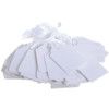 E-23 Strung Tickets - 30x21 mm White (Pack of 1000) thumbnail-0