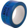 'Tamper Evident Security' Adhesive Safety Tape, Polypropylene, Blue, 48mm x 50m thumbnail-0