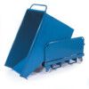 SK101Y, Mobile Tilting Skip, 300kg Capacity, Blue thumbnail-0