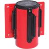 Wall Mounted Belt Barrier Red Housing 2.3m, No Entry Message thumbnail-1