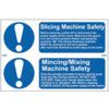 SLICINGMACHINE SAFETY/MINCING/MIXING MACHINE SAFETY-PVC(300X200MM) thumbnail-0