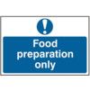 FOOD PREPARATION ONLY - PVC (300X200MM) thumbnail-0