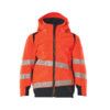 ACCELERATE SAFE OUTER SHELL JACKET FOR CHILDRENHI-VIS RED/DARK NAVY (104) thumbnail-0