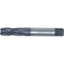 HSS-Co 8% Threaded Shank Coarse Pitch Roughing End Mills: Series 42, Regular - TiALN Coated thumbnail-0
