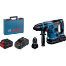 GBH 18V-34 CF BITURBO BRUSHLESS SDS-Max Hammer Drill, 2 x Batteries and GAL 1880 CV Charger Included thumbnail-0