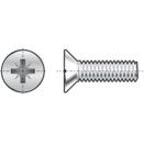 Machine Screw, Metric - A2 Stainless - Pozi Countersunk Head Screw - DIN 965 - Z thumbnail-0