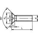 Machine Screw, Metric - Nylon - Grade PA 6.6 - Slotted Countersunk Head - DIN 963  thumbnail-2