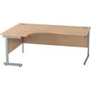 Satellite Office Furniture: Single Cantilever Crescent Workstations
 thumbnail-0