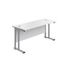 Twin Upright Cantilever Rectangular Desks thumbnail-2