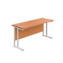 Twin Upright Cantilever Rectangular Desks thumbnail-3