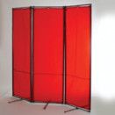 RFFOLD Folding Economy Welding Screen - Concertina Style With PVC Curtain thumbnail-0
