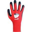 Polyflex® Ultra Palm Coated Safety Gloves, Red/Black  thumbnail-2