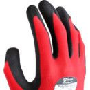 Polyflex® Ultra Palm Coated Safety Gloves, Red/Black  thumbnail-3