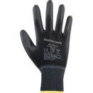 Workeasy PU-Coated Safety Gloves, Black thumbnail-1