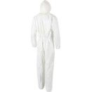 CAT III White Hooded Coveralls thumbnail-1