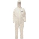 A40 Liquid & Particle Protection Hooded Coveralls, White thumbnail-0