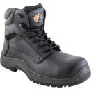 Black Derby Safety Boots thumbnail-0