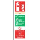 Foam Fire Extinguisher Signs thumbnail-0
