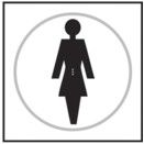 Graphic Taktyle® Water Closet Signs thumbnail-1
