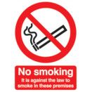 No Smoking it is Against the Law Signs thumbnail-0