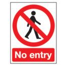 No Entry Prohibition Signs thumbnail-0