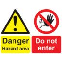 Hazard Area Danger Signs thumbnail-0