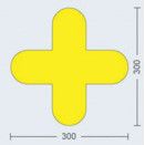 Self- Adhesive Warehouse Floor Signalling, High Visibility Yellow thumbnail-2