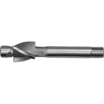 Counterbore, 11mm, High Speed Steel, 3 fl, Threaded Shank, Uncoated