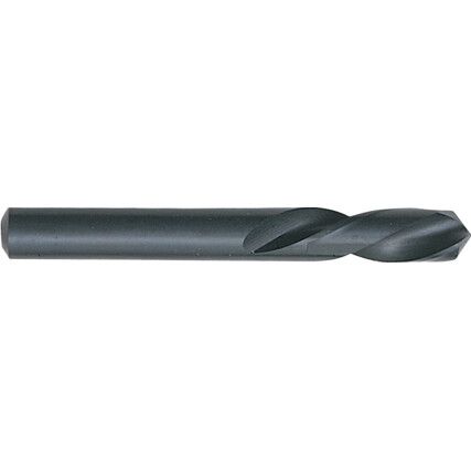 S100, Stub Drill, 5.5mm, High Speed Steel, Black Oxide