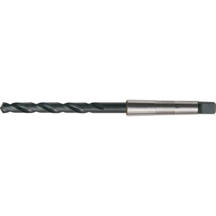 T100, Taper Shank Drill, MT1, 1/2in., High Speed Steel, Standard Length