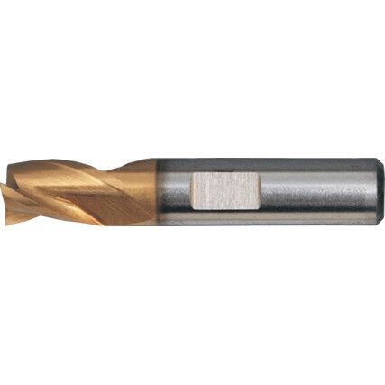Throwaway Cutter, Short, 2 fl, Short ,1.5mm, Cobalt High Speed Steel, TiN