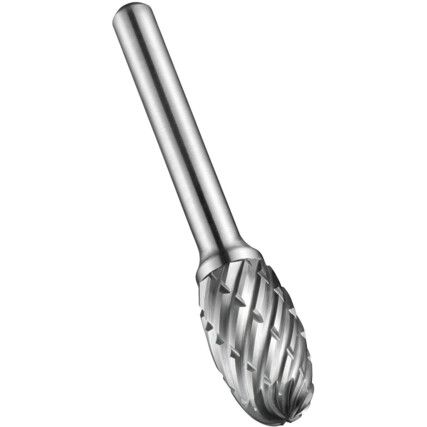 P709 12.7mmx6.0mm SOLID CARBIDE OVAL BURR FOR STEEL