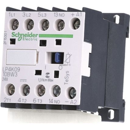 Electrical Contactor, TeSys K, 3NO 9A AC, 3-Poles
