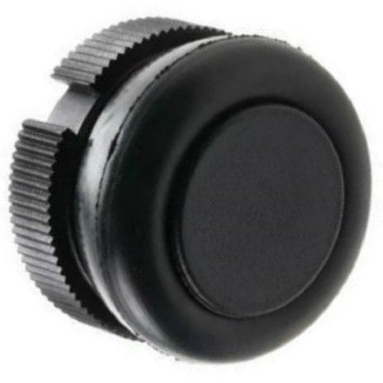 Push Button, Head Only, Black