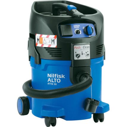 Attix 30-0H PC Wet And Dry Vacuum 230V, 1200W, 30 Litre, Dust Class H