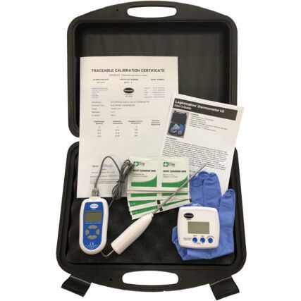 13/800/3 LEGIONNAIRE KIT WITH CASE, THERMOMETER, TIMER & CERT.